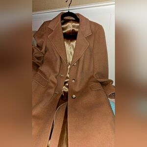 Vintage Stylish Brown Coat